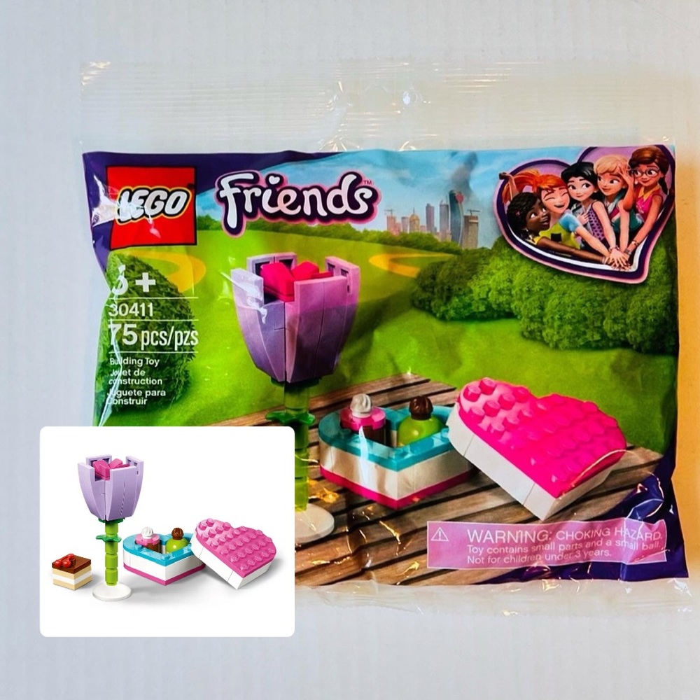 LEGO Friends Chocolate Box & Flower 30411 Polybag (Retired)